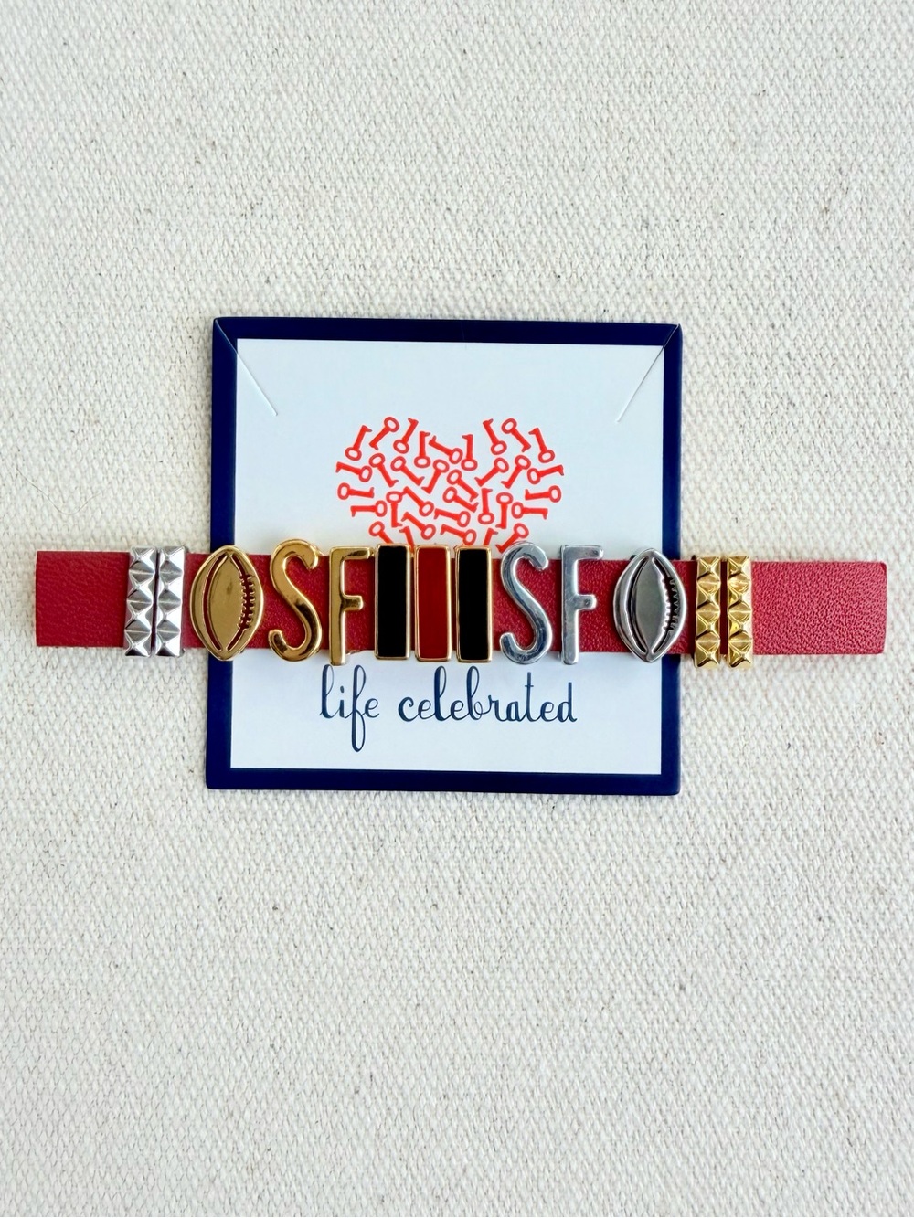 *Charms available in my Closet* KEEP COLLECTIVE Retired~San Francisco 49ers